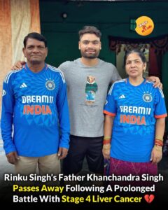 Indian Cricketer Rinku Singh’s Father Passes Away After Cancer Battle