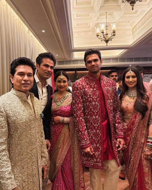 अर्जुन तेंदुलकर बंधे विवाह बंधन में मुंबई में भव्य समारोह, क्रिकेट और फिल्म जगत की हस्तियों ने दी शुभकामनाएं