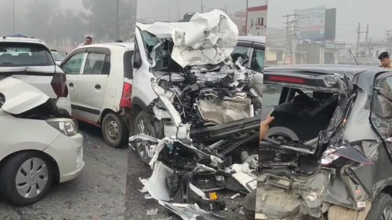 ਪਾਣੀਪਤ ਵਿੱਚ ਕਾਰਾਂ ਦੀ ਭਿਆਨਕ ਟੱਕਰ – ਕਈ ਵਿਅਕਤੀ ਹੋਏ ਜਖ਼ਮੀ ਜਖਮੀ