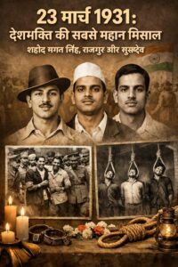 अमर बलिदान की गाथा: शहीद भगत सिंह, राजगुरु और सुखदेव