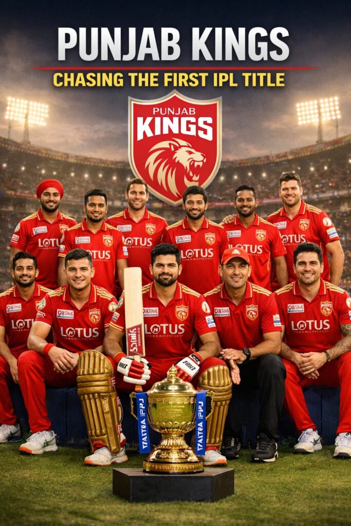 IPL 2026: Punjab Kings Aim for Historic First Title with Power-Packed Squad
