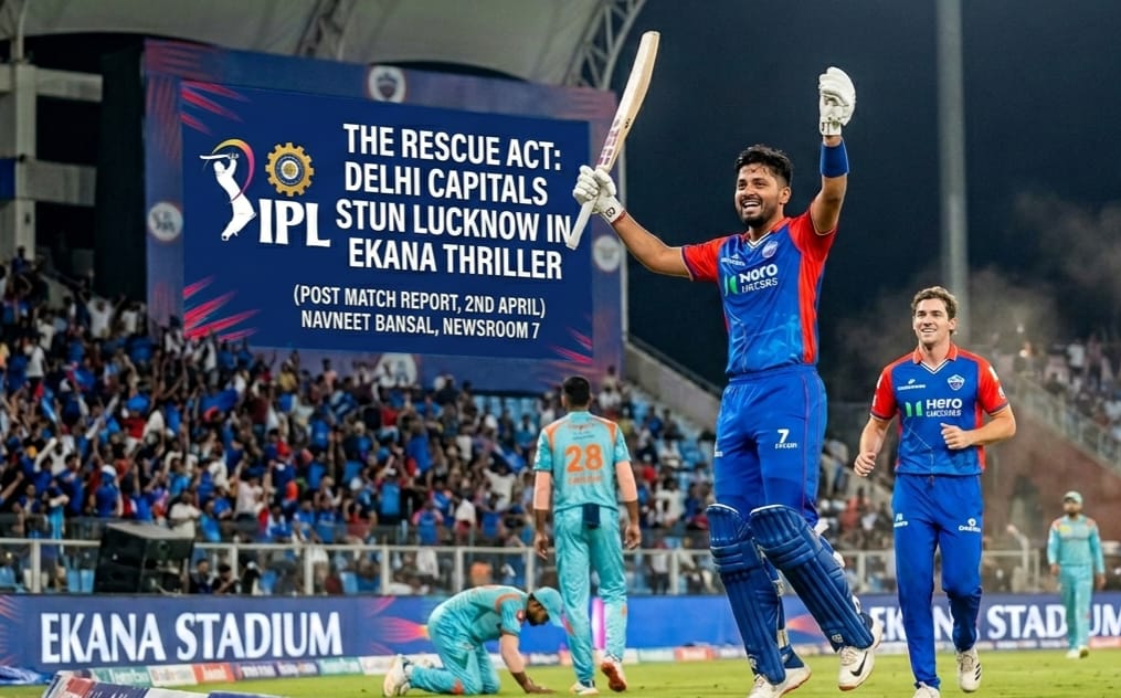 ਰਿਜ਼ਵੀ ਦਾ ਕਮਾਲ: ਦਿੱਲੀ ਕੈਪੀਟਲਜ਼ ਨੇ ਇਕਾਨਾ ਦੇ ਰੋਮਾਂਚਕ ਮੁਕਾਬਲੇ ਵਿੱਚ ਲਖਨਊ ਨੂੰ ਹਰਾਇਆ