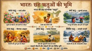 🌦️ ਭਾਰਤ ਦੇਸ਼…. ਛੇ ਵਿਲੱਖਣ ਰੁੱਤਾਂ ਦੀ ਧਰਤੀ