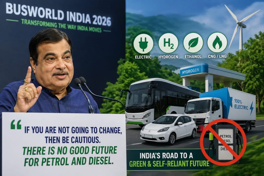 ਭਾਰਤ ਵਿੱਚ ਬੰਦ ਹੋ ਸਕਦੇ ਹਨ ਡੀਜ਼ਲ ਅਤੇ ਪੈਟਰੋਲ ਵਾਹਨ / ਆਟੋ ਇੰਡਸਟਰੀ ਲਈ ਗਡਕਰੀ ਦਾ ਸਾਫ਼ ਸੰਦੇਸ਼ / ਗ੍ਰੀਨ ਐਨਰਜੀ ਵੱਲ ਬਦਲੋ ਨਹੀਂ ਤਾਂ ਰਹਿ ਜਾਓਗੇ ਪਿੱਛੇ