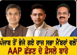 ਸਿਆਸੀ ਭੂਚਾਲ: Raghav Chadha ਸਮੇਤ 7 ਸੰਸਦ ਮੈਂਬਰਾਂ ਨੇ ‘ਆਪ’ ਛੱਡੀ, Bharatiya Janata Party ਵਿੱਚ ਹੋਏ ਸ਼ਾਮਲ